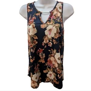 Annabelle Navy and Pink Floral Top